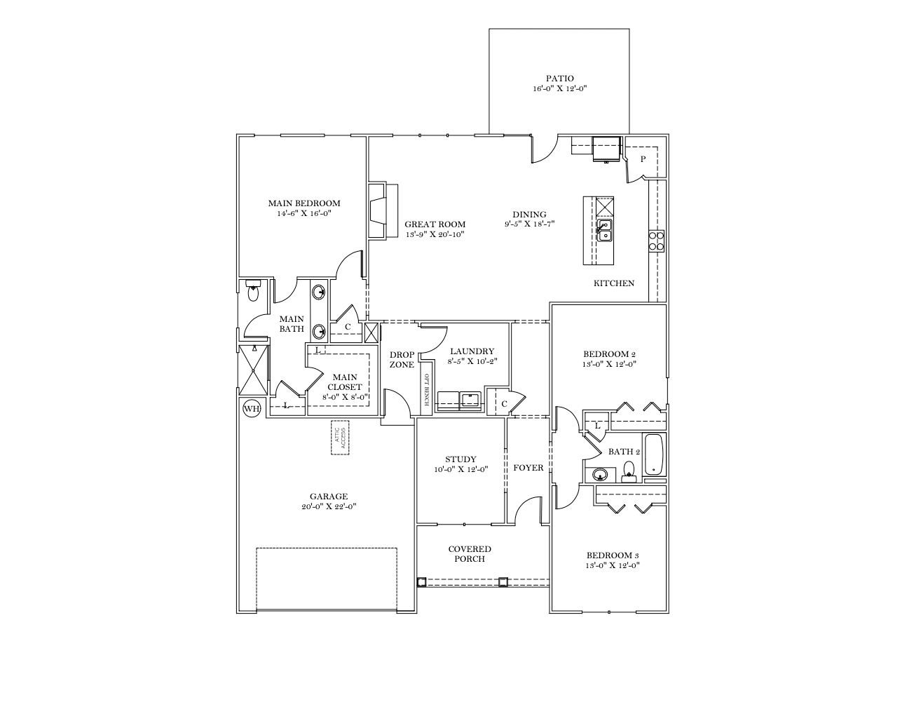 emory_floor_plan | Pratt Home Builders Pratt Home Builders