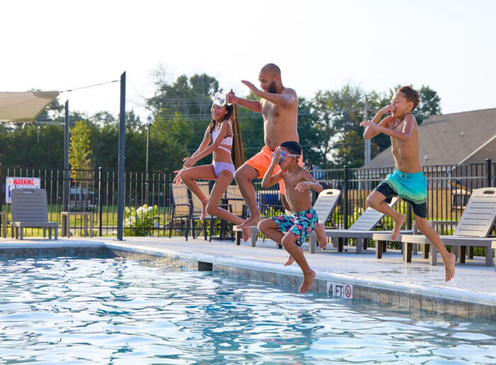 Resort style amenities in new community of homes