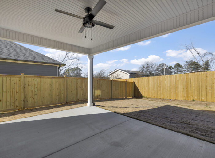 Covered Patio New Home Build