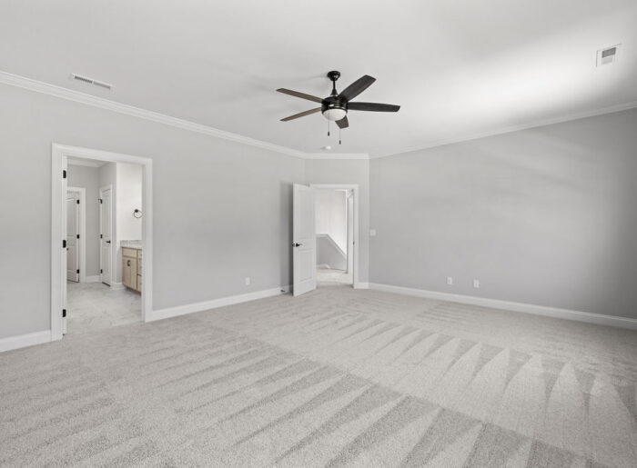 Primary suite with oversized windows in Chattanooga