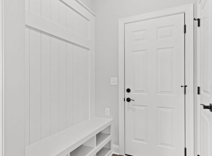 Custom built-ins new construction home move-in ready