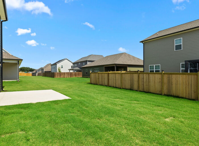 Spacious backyard Quick Move In home