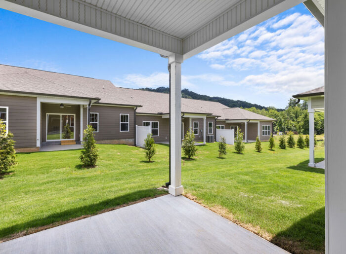 Covered patio quick move in home