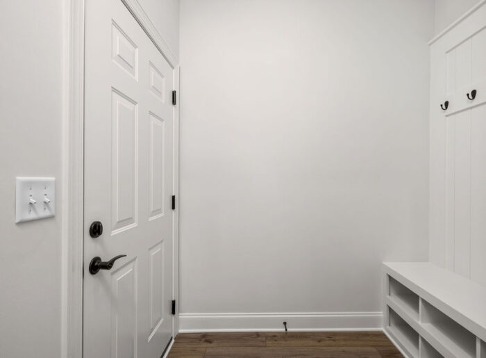 Built-in flex space, drop zone