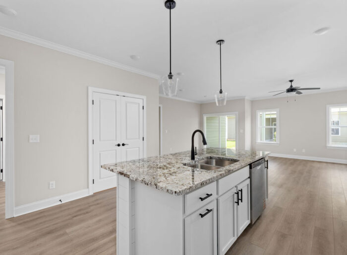 Open floor plan in this single level home