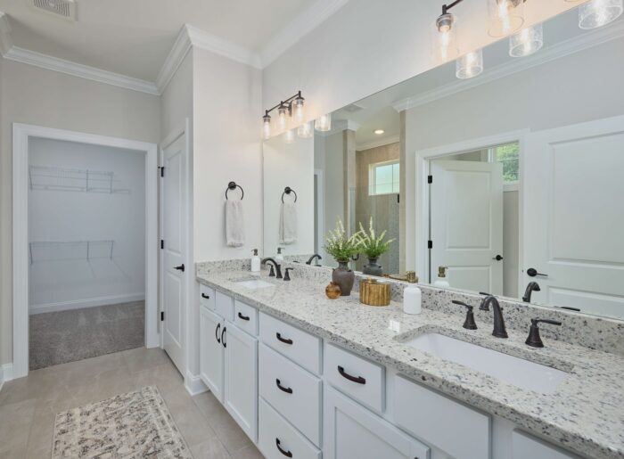 Primary suite bathroom spa inspired move in ready