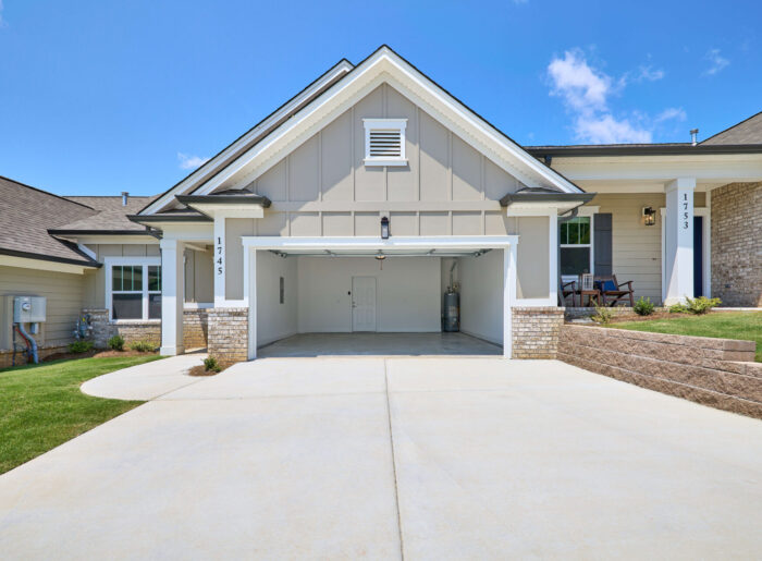 Two car garage townhome