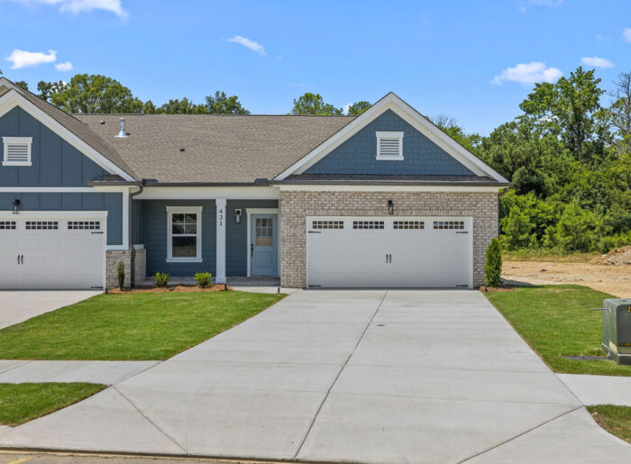 Exterior new home construction