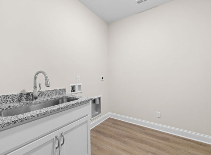 Spacious laundry room