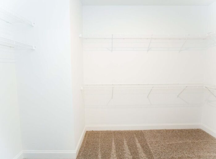 Storage and walk-in closet