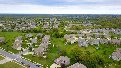 Chattanooga neighbor drone image