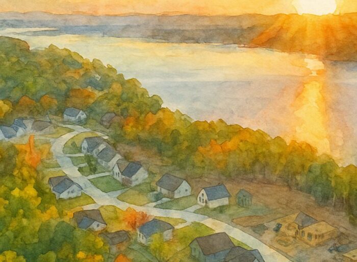 Rendering of The Inlet Lake Living