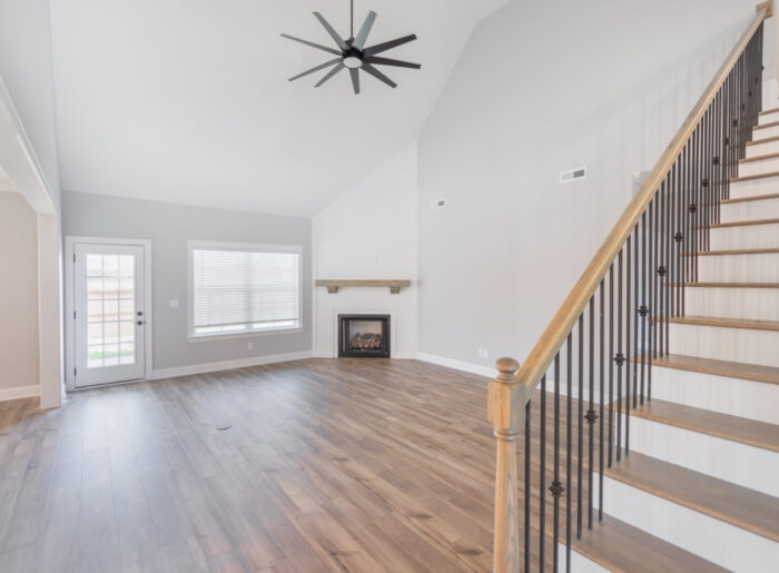 Great room with spacious floor plan