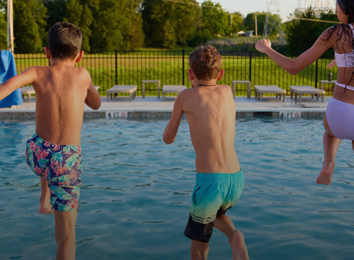 Community with resort-style pool