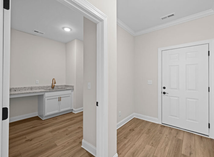 Spacious laundry room
