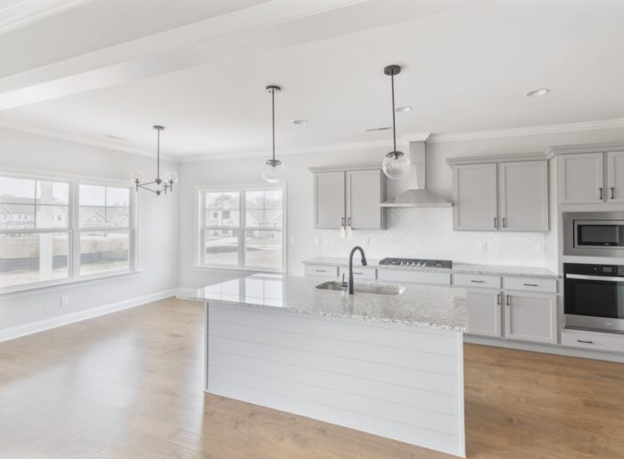 Chef's kitchen in new construction 4 bedroom home home