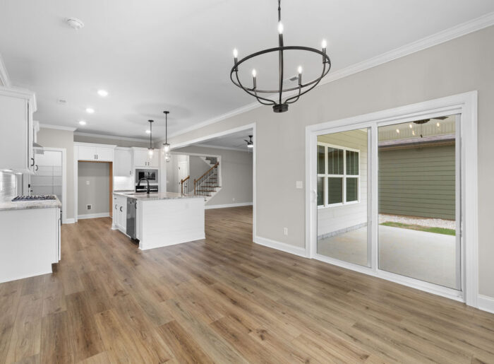Dining room in new construction Pratt Home