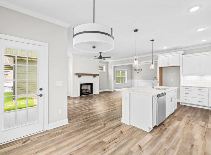 Chef inspired kitchen in 4 bedroom 3 bath new construction home