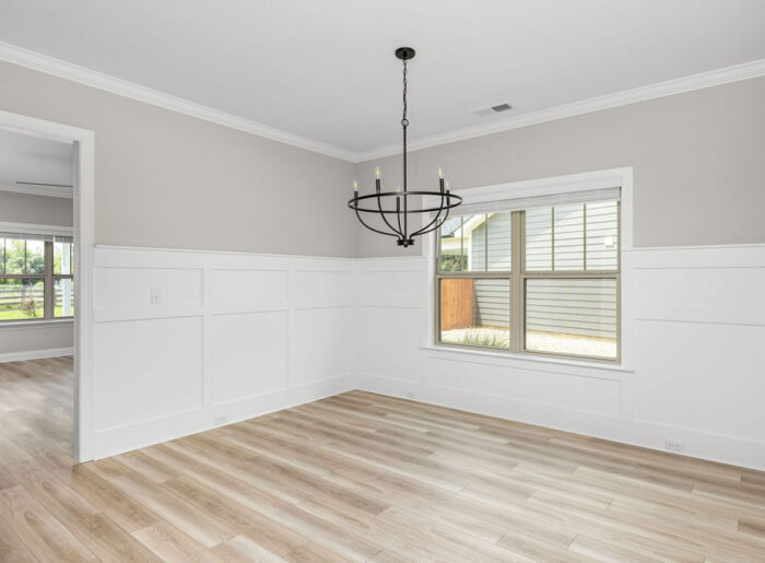 Spacious dining room great for gathering and hosting