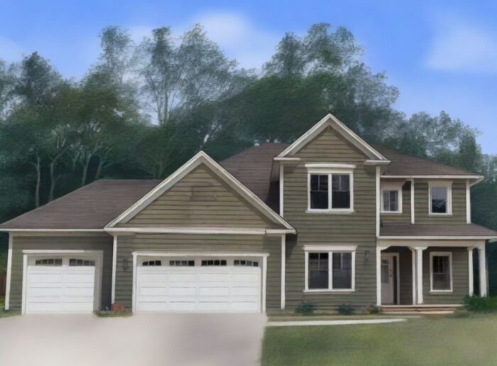 Rendering of new construction 3 bed, 3.5 bath home with 3 car garage Soddy Daisy