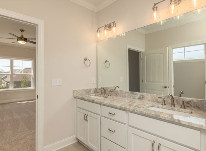 Primary Bathroom with designer finishes