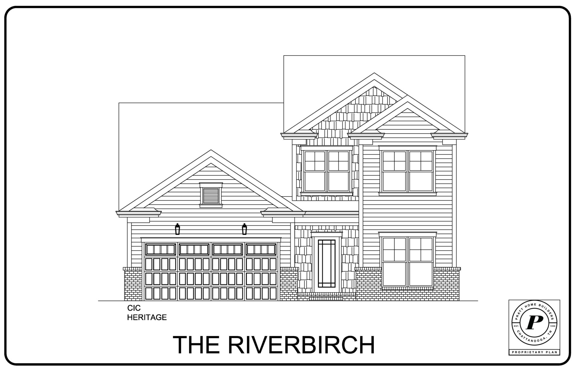 New home presentation plan northwest Georgia